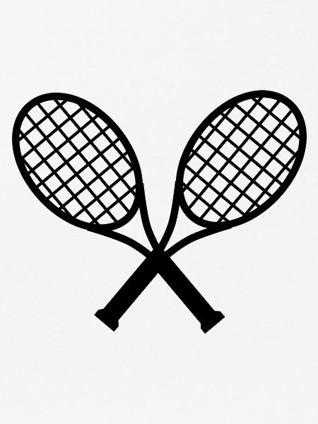 Tennisschläger Logo