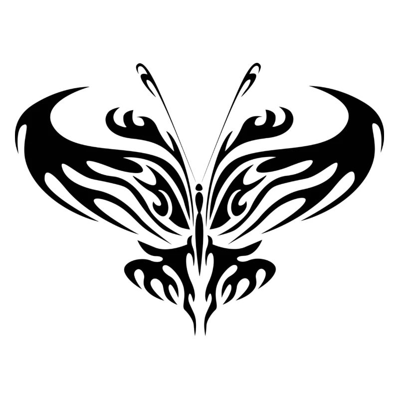 Schmetterling Tribal