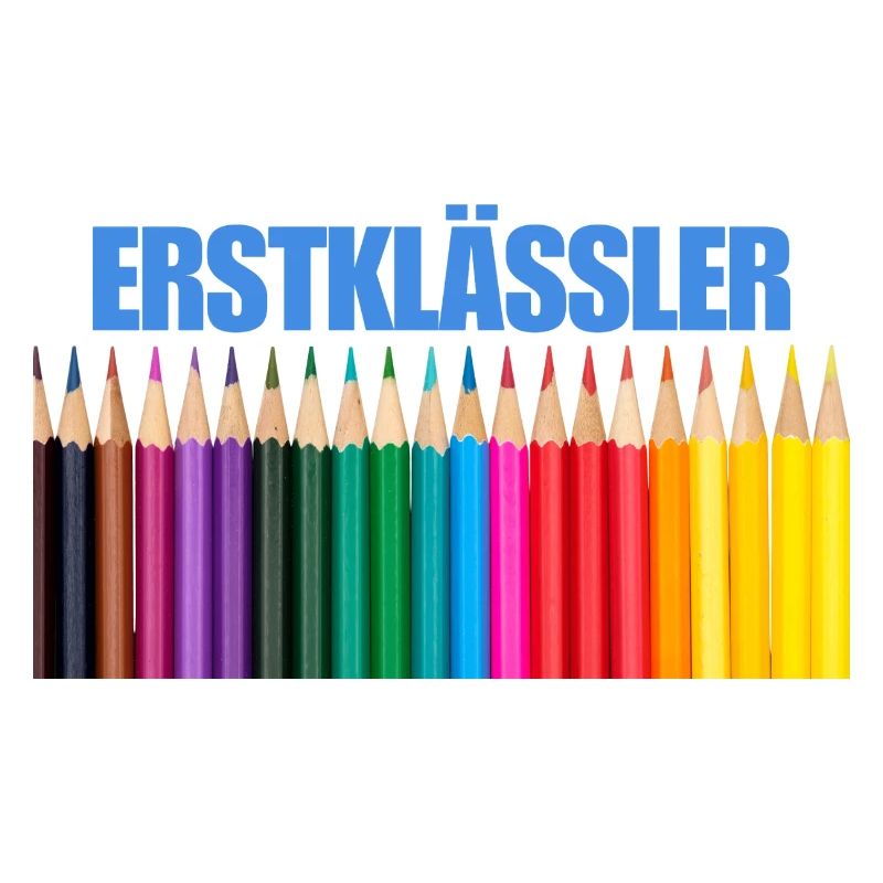 Erstklässler Buntstift Design