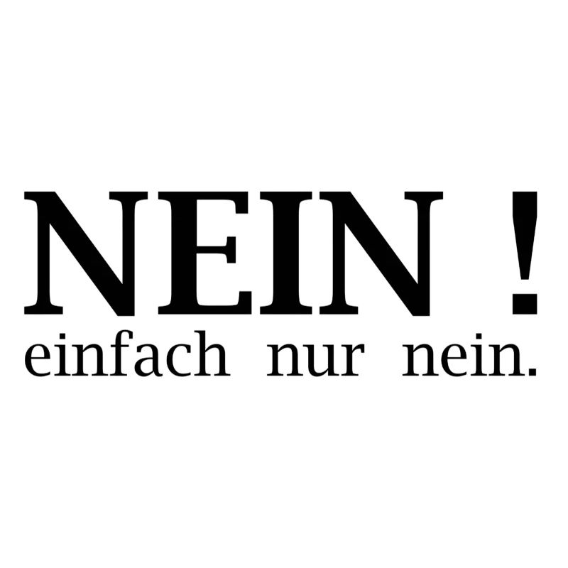 No! just no.