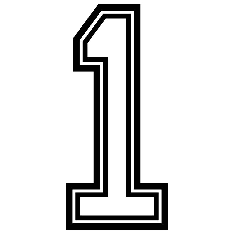 1 Zahl symbol