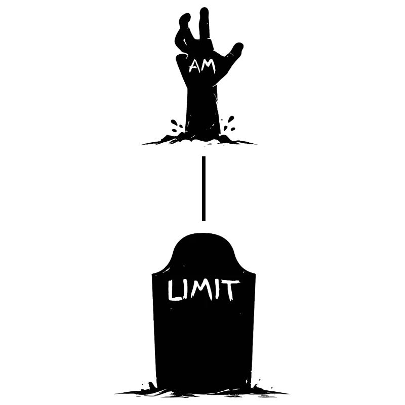 Hand rises from grave
