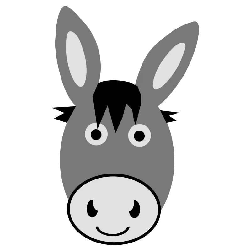 Lustiger Esel