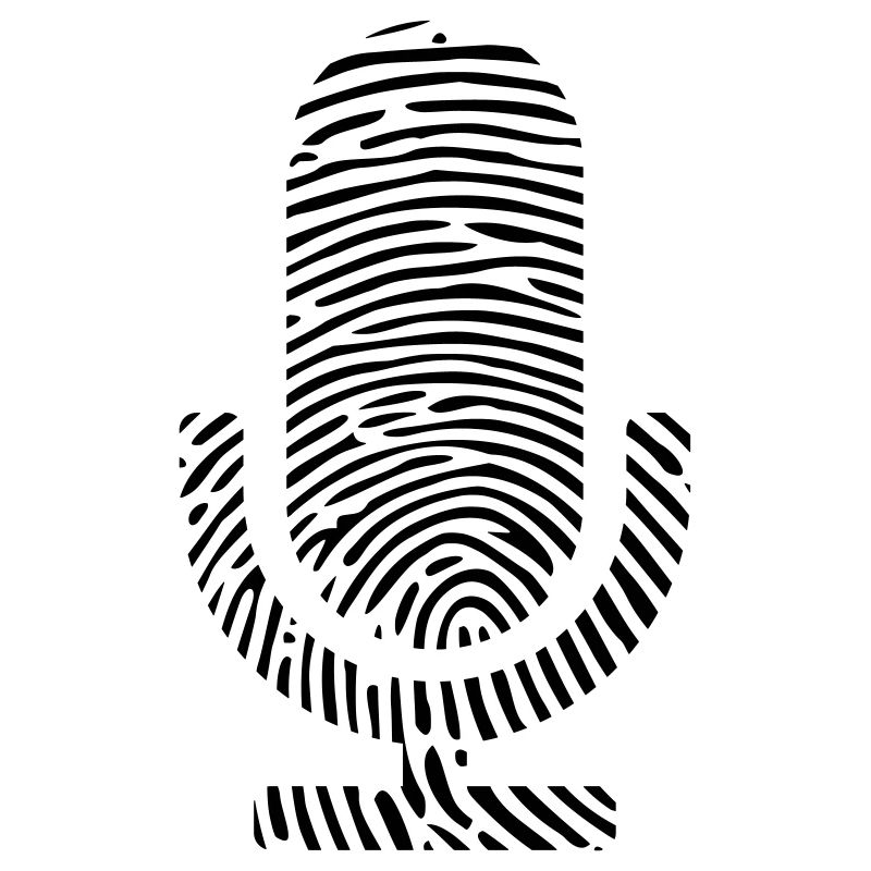 Empreinte digitale ADN ADN Microphone Singer Podcast Mic