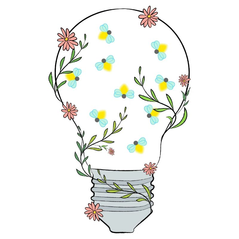 Blumen glühbirne