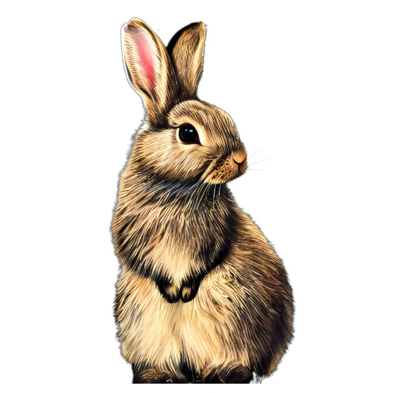 Süßer kleiner Hase