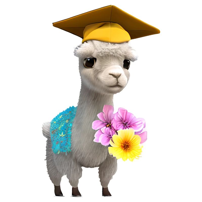 Bachelor Graduate School Leaving Certificate Alpaca Study