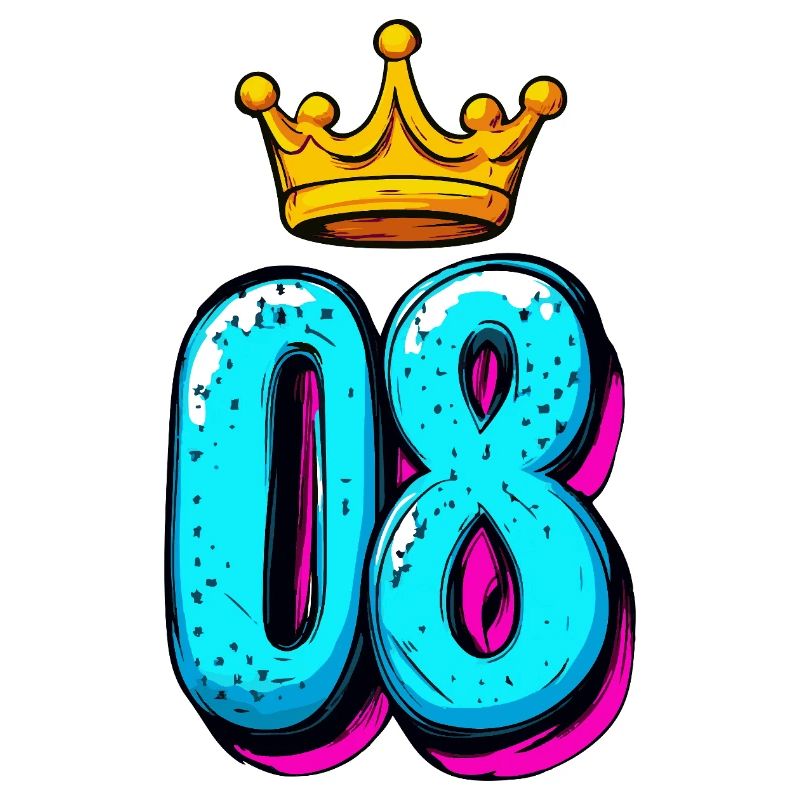 8 Zahl Krone