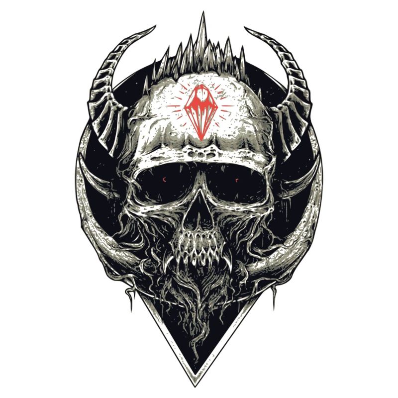 Devilish skull