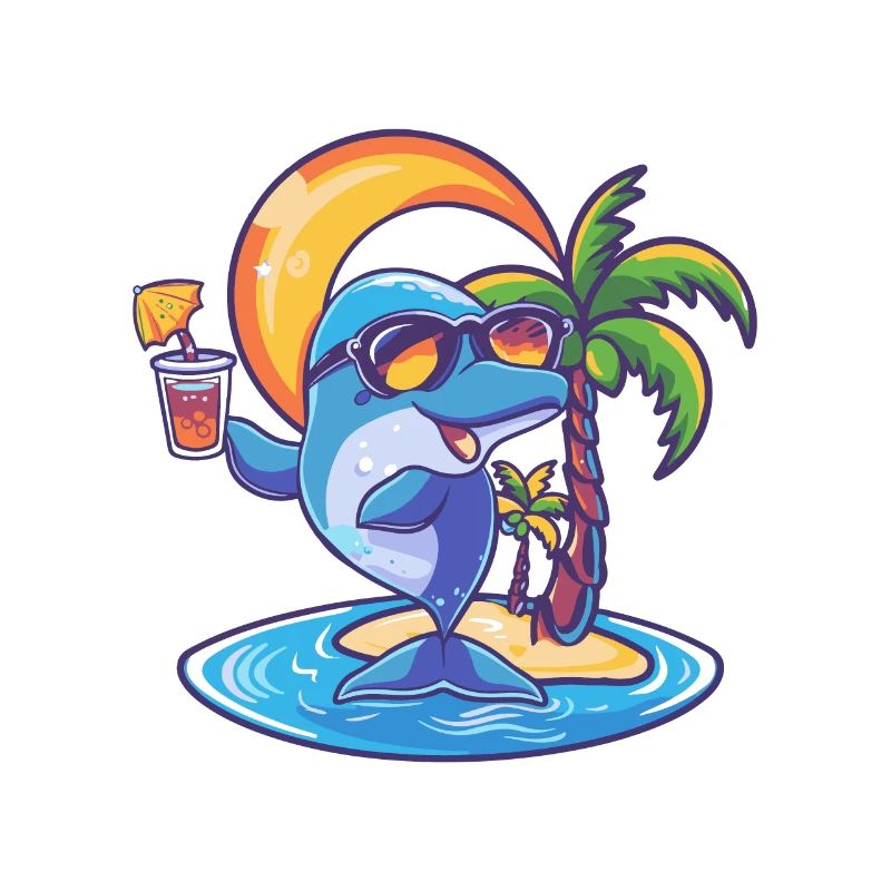 Delfin Sommer Urlaub