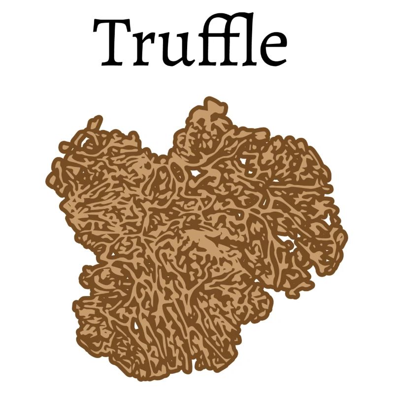 Trüffel Muster Labyrinth