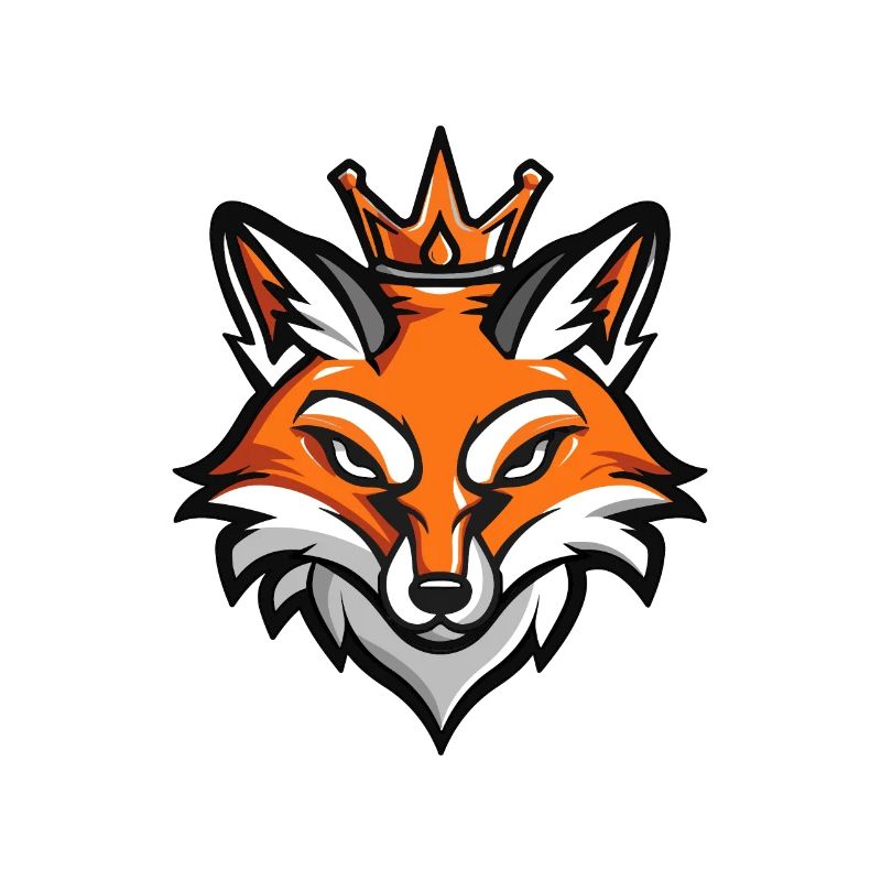 Fuchs Kopf Krone