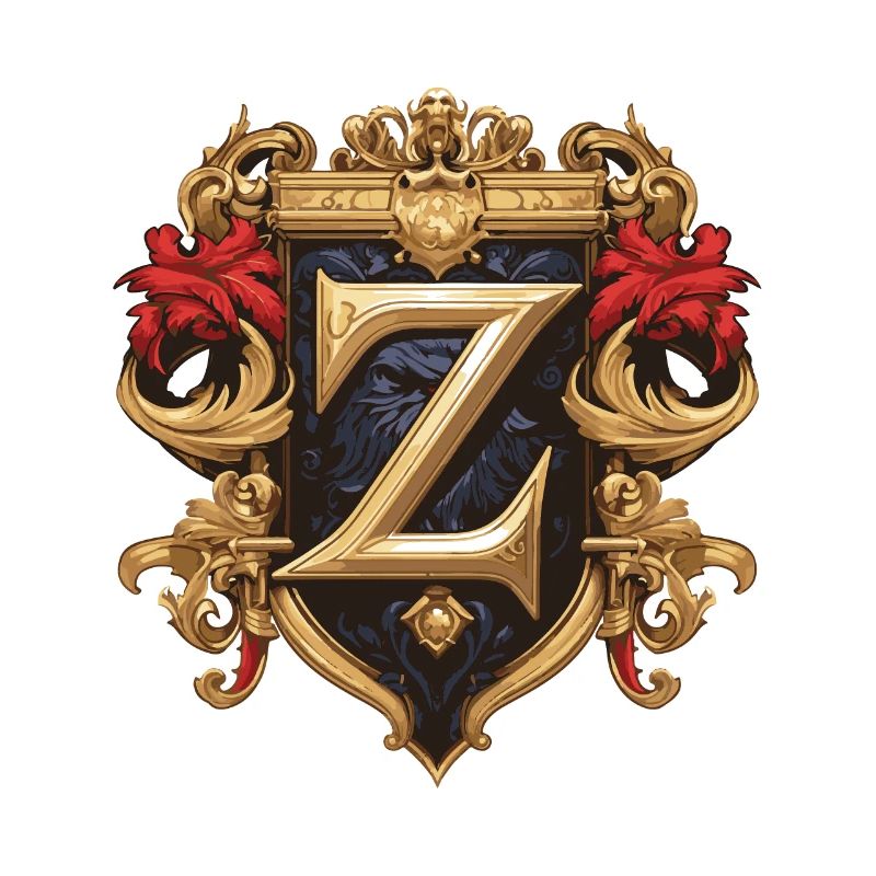 Z Letter Logo Crown