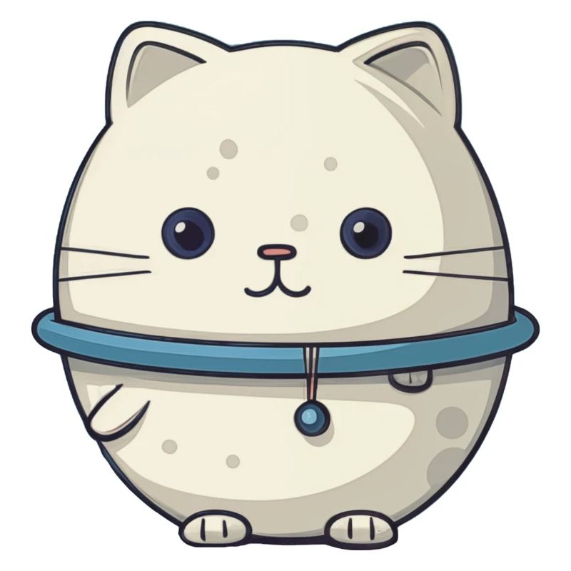 Illustration de chat de l’espace