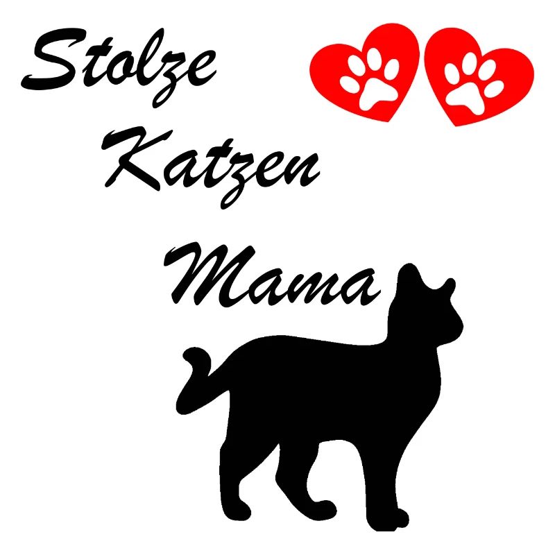 Katzen Mama Stolz