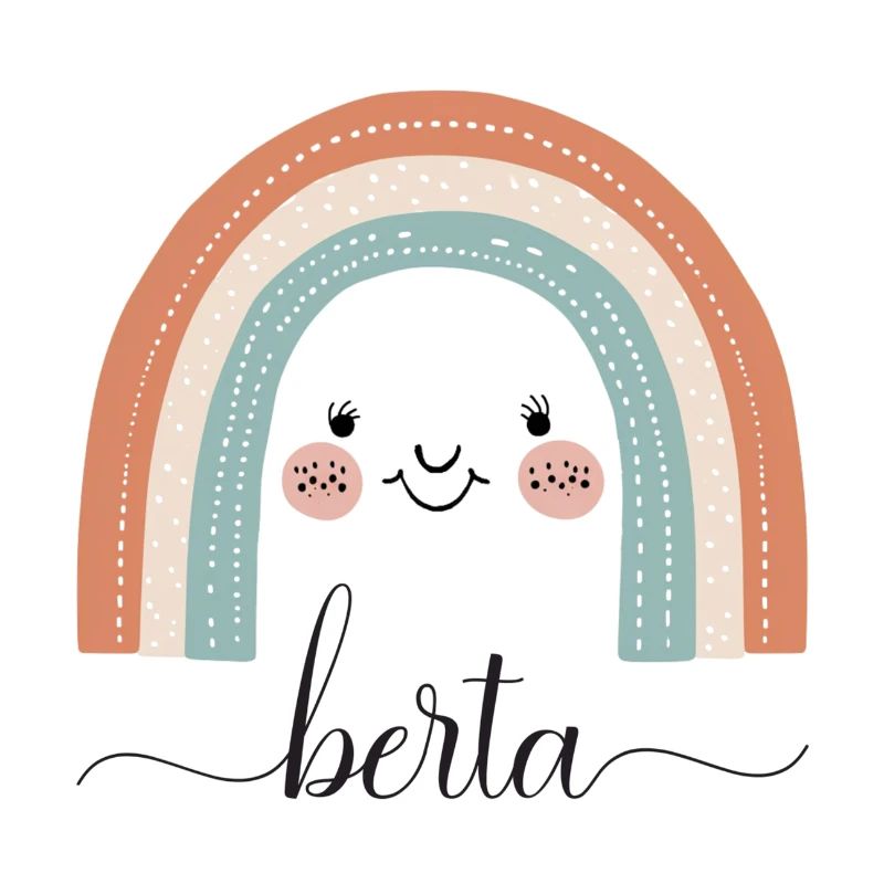 Berta! Regenbogen, personalisierbar