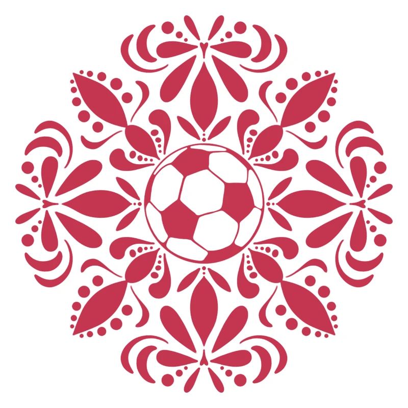 Fußball Mandala