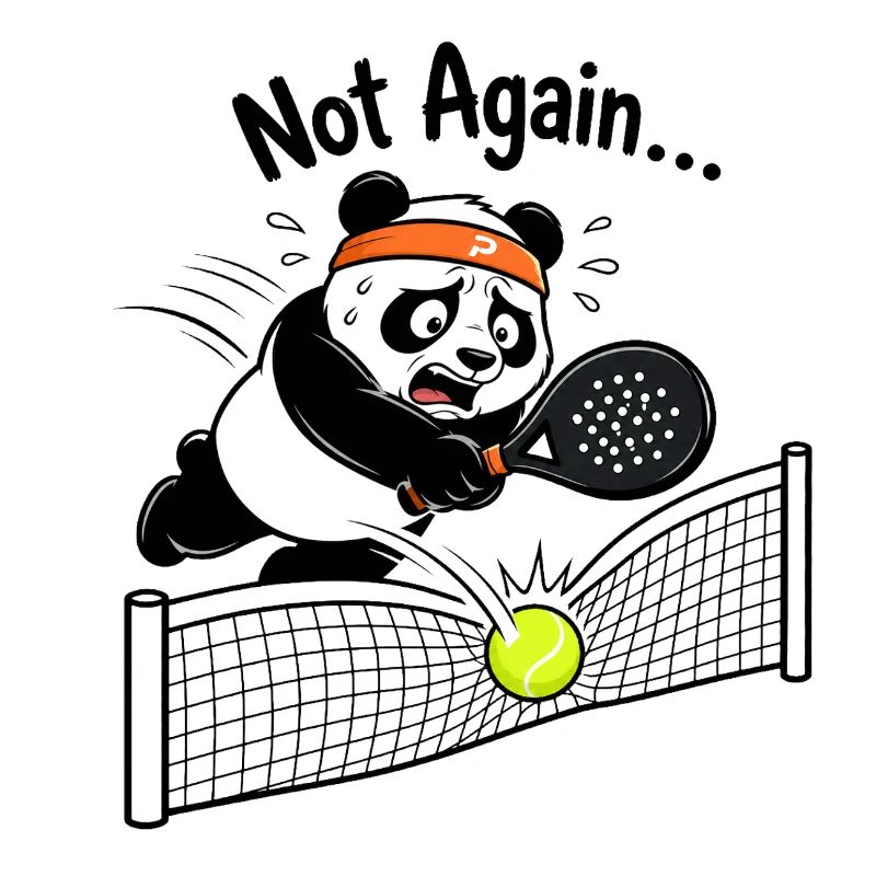 Panda Tennis – Not Again