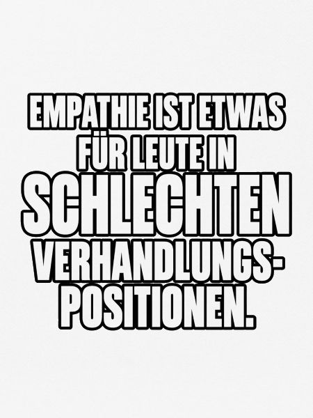Empathie in Verhandlungssituationen