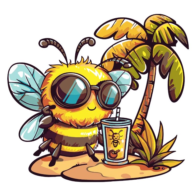Biene Sommer Urlaub