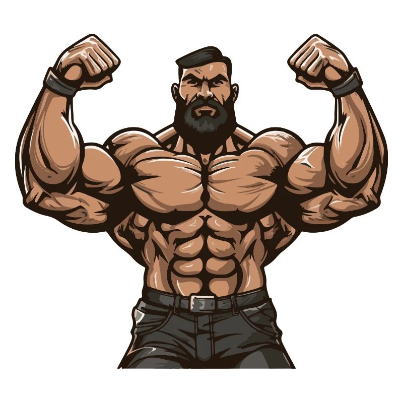 Bodybuilder Gym Muskeln