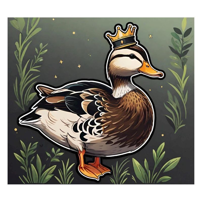 Ente mit Krone
