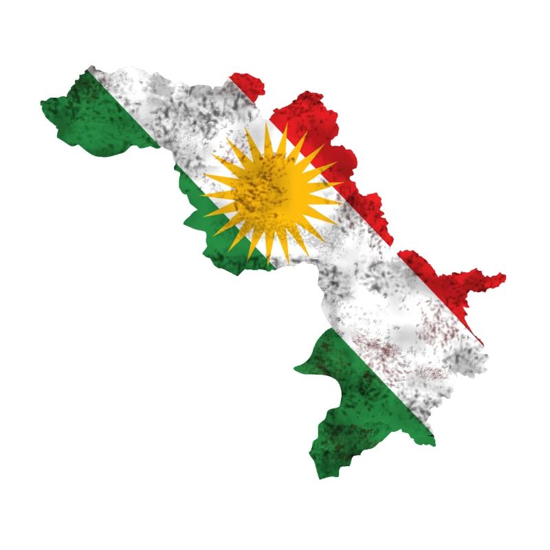 kurdistan, Kursdische Flagge