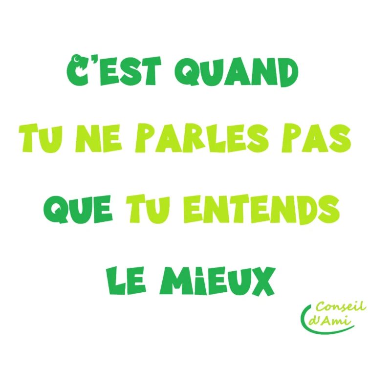 65 - Se taire et écouter