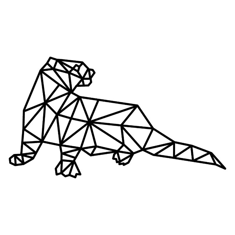Otter Geometrisch Linie