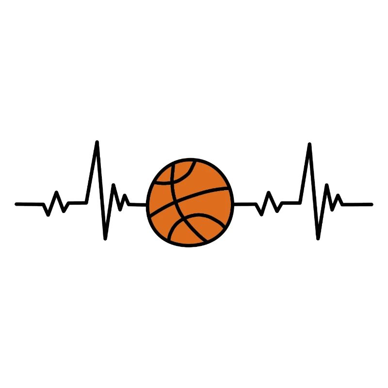 Herzschlag Basketball Leidenschaft