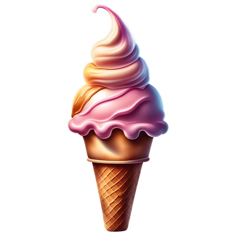Süße Eiswaffel
