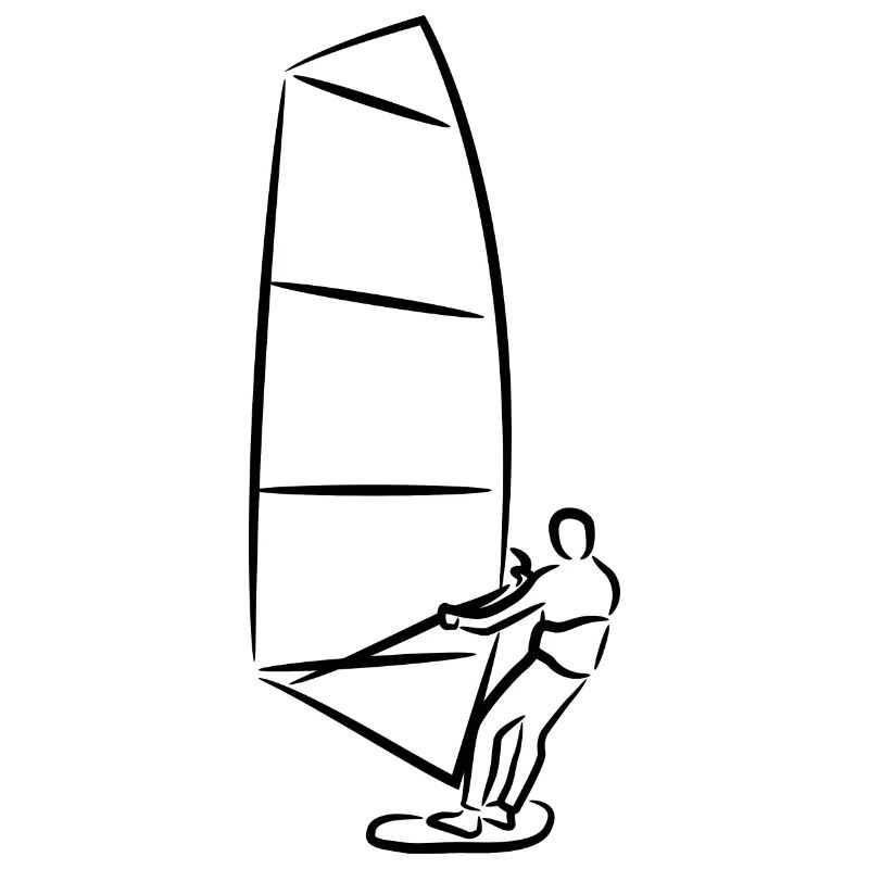 Windsurfer Skizze