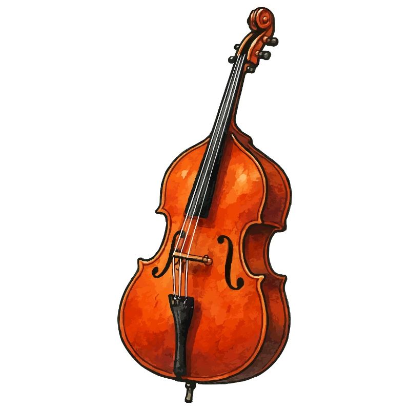 Wasserfarbene Violine