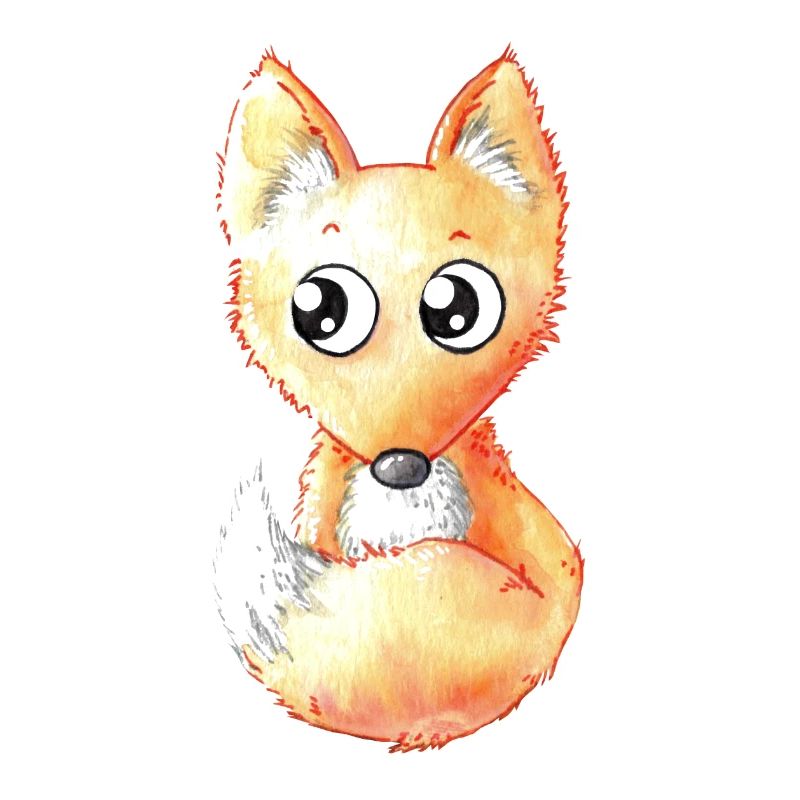 Niedlicher Comic Fuchs