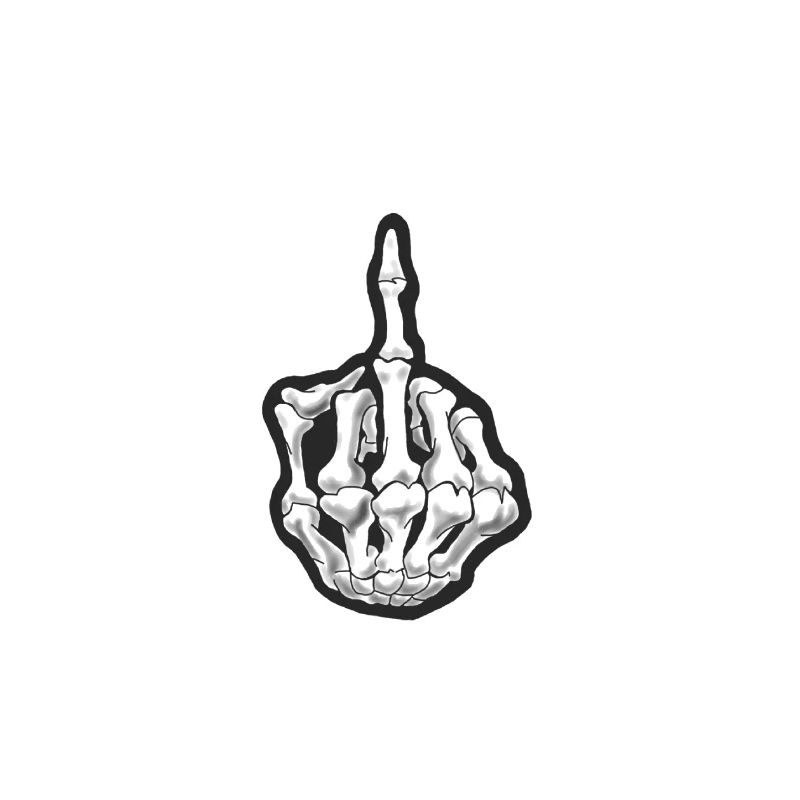 Mittelfinger Skelett