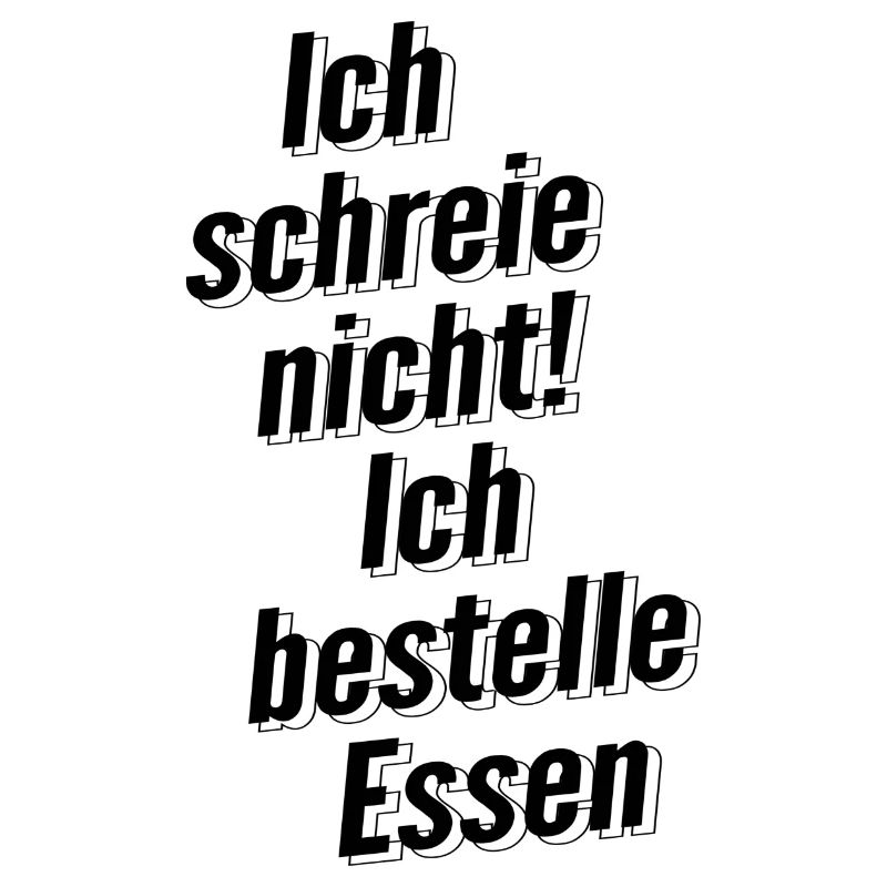 Ich bestelle essen