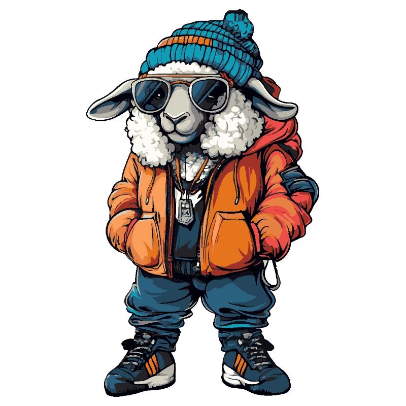 Schaf Lustig Winter