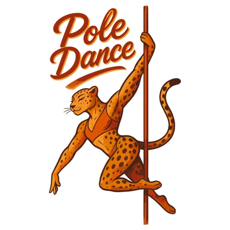 Pole Dance Leopard Pole Dancer Gift