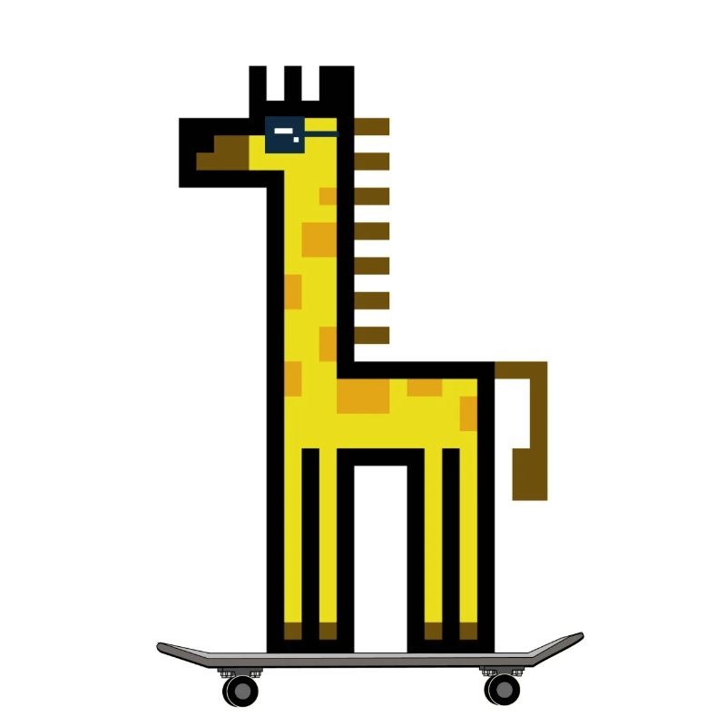 GiraffeSkateboard