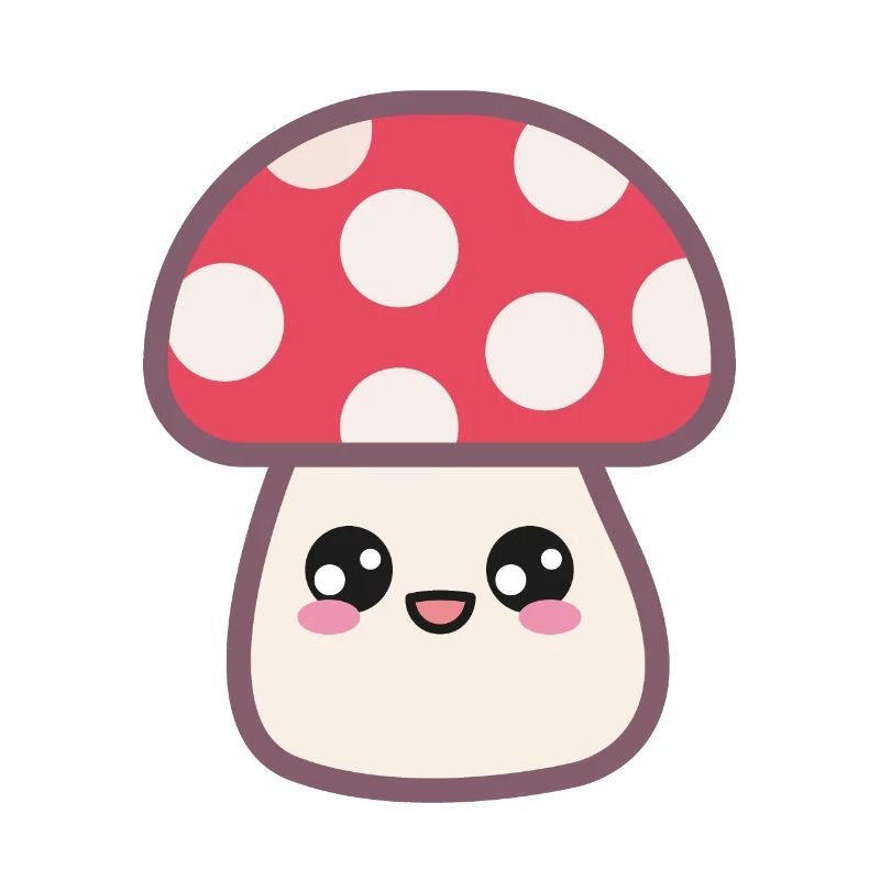 Toadstool Sweet Kawaii