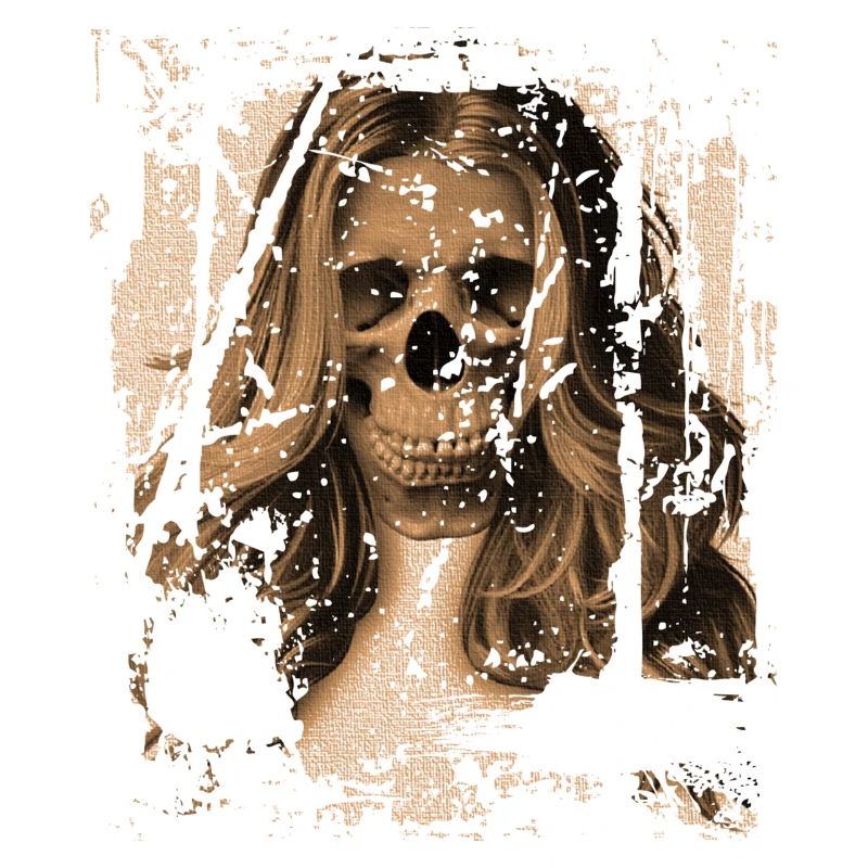 Skull Girl orange