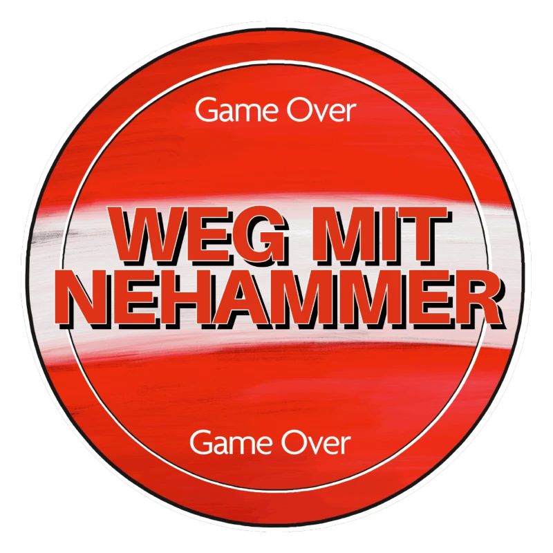 Weg mit Nehammer
