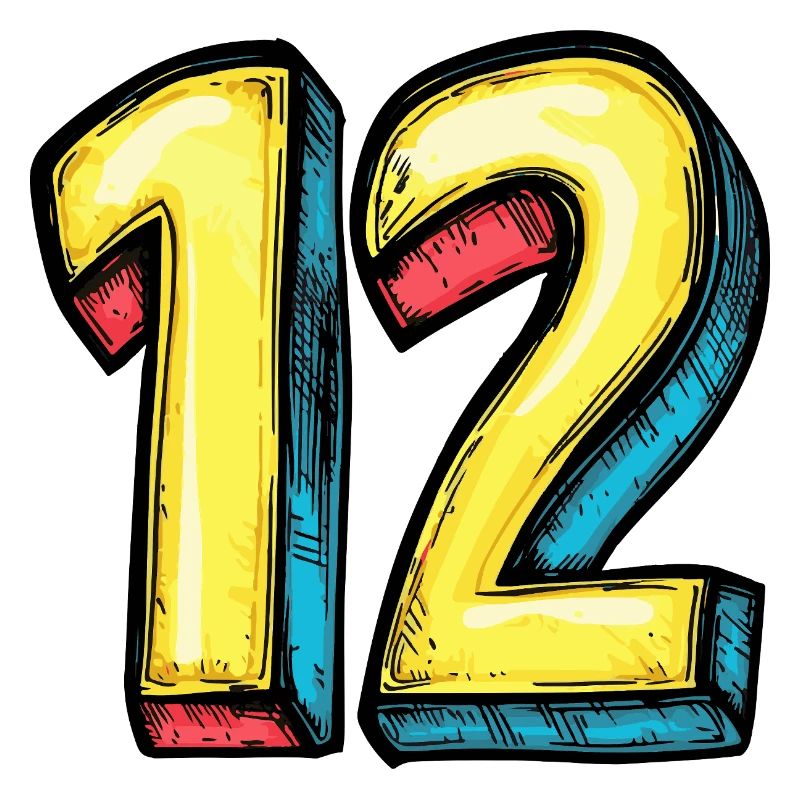 12 Zahl symbol
