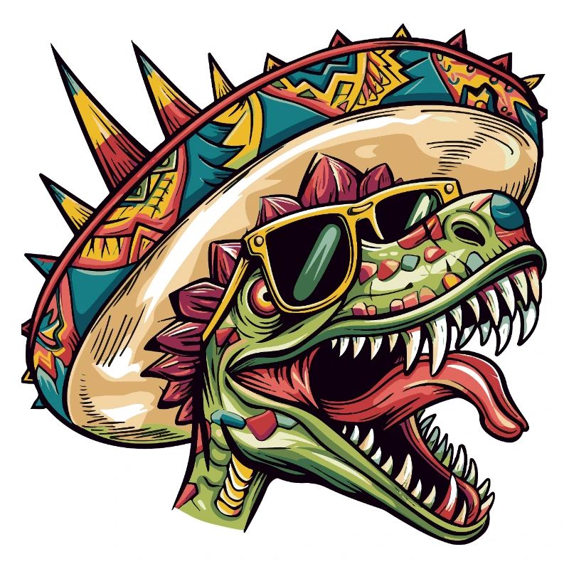 Dinosaurier stegosaurus Sombrero