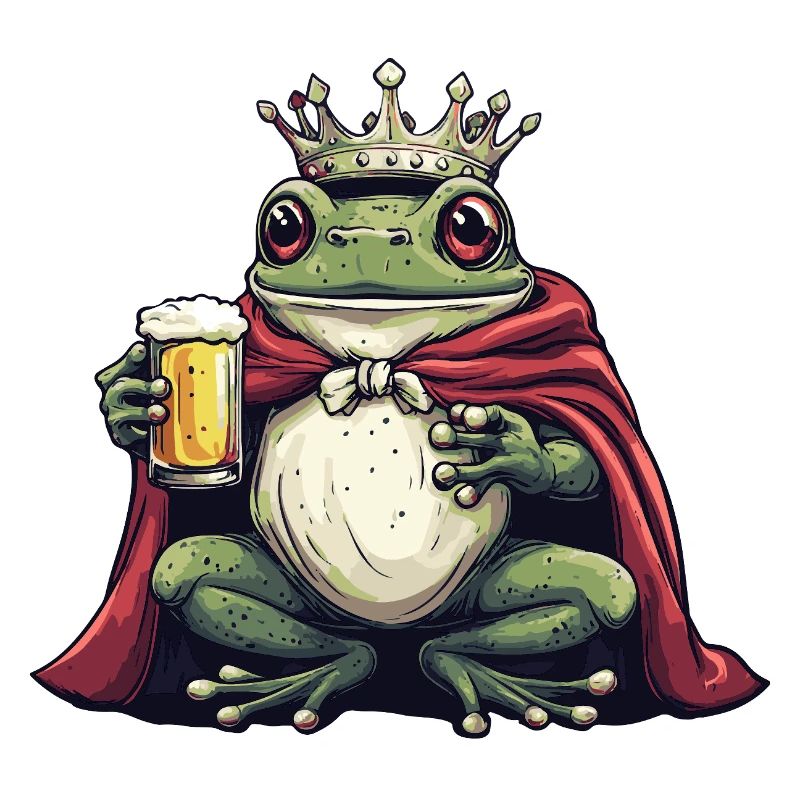 Frosch Bier Lustig