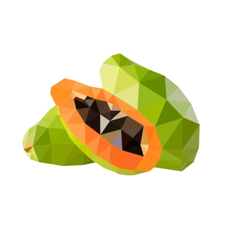Low Poly Papaya