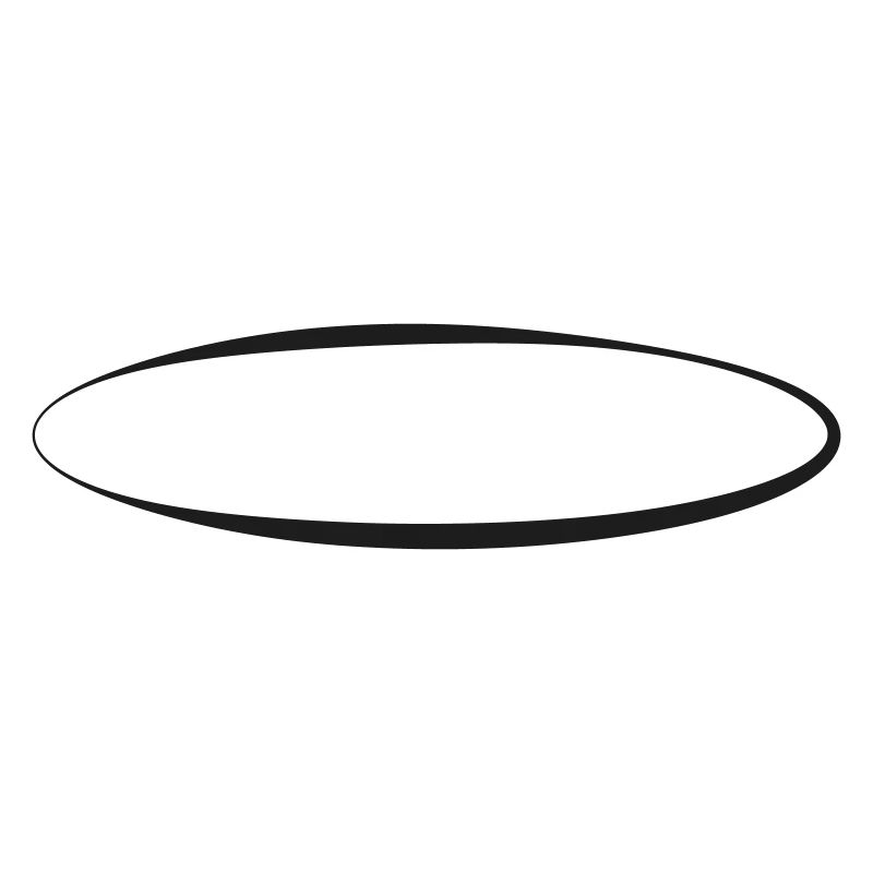 Oval circle