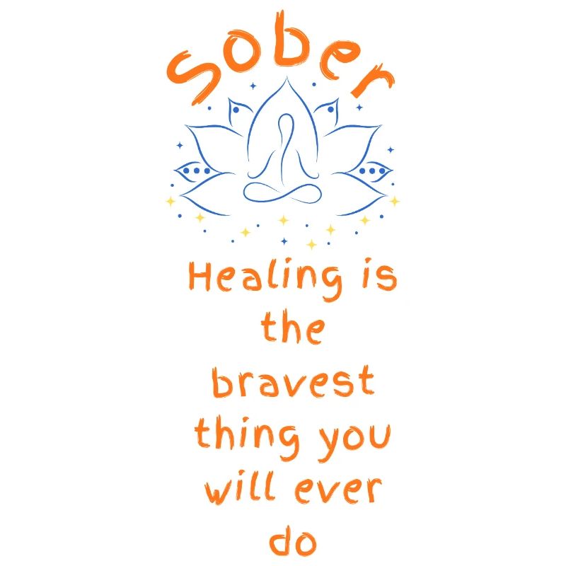 Tapferer Nüchternheits-Heil-Lotus