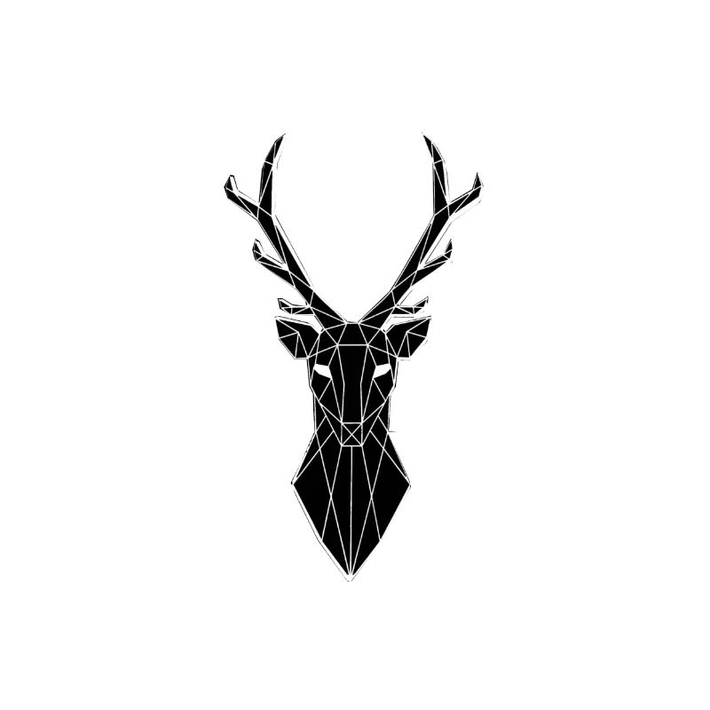 stylized deer