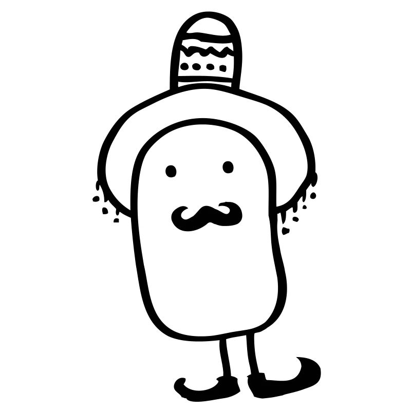 Mexikaner mit Sombrero